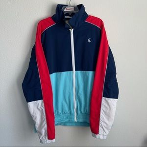 Criquet Zip Up Multi Color Golf Jacket